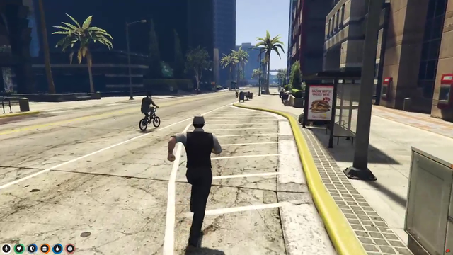 2 Man Children fighting each other for bike