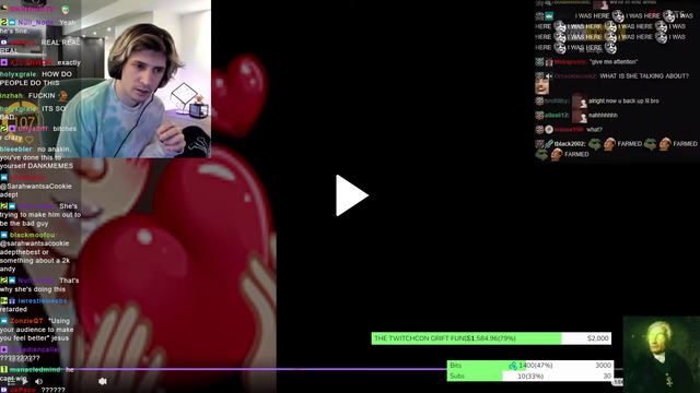 Adept ignores the hate and harassment xQc gets and immidiately cries about the harassment she gets