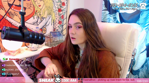 A woman tells her sad story of gambling due to Twitch during viewer call-ins with Alisha