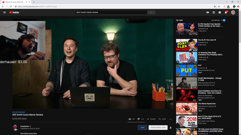Elon Musk reacts to Forsen burping