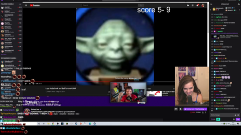 Botez's yoda impression