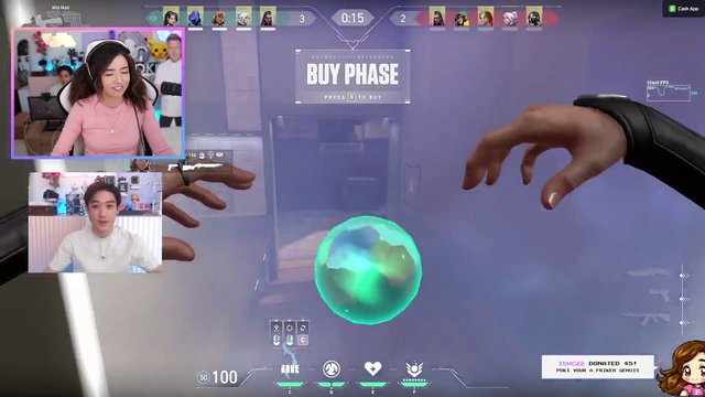 Poki pretends to be a guy in Valo 5head
