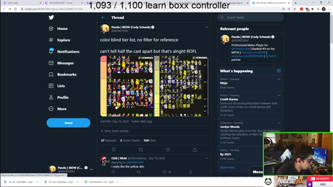 Very colorblind Melee player gets the anti colorblind glasses and looks at one of the stages