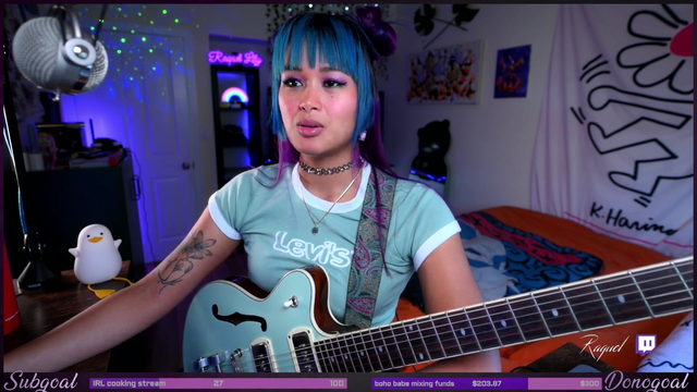 Music streamer gets frustrated over weird chatters
