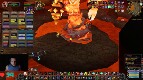 Annie And Gunnar Dies to Ragnaros in Molten Core