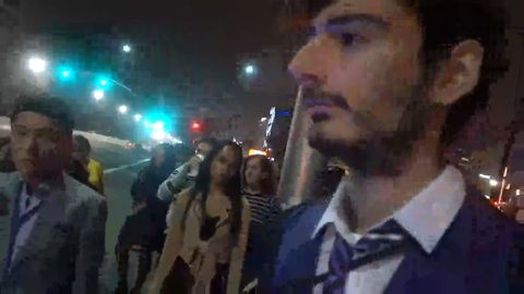 Ice buys a $500 Golden Globe Credential and gets rejected by security.