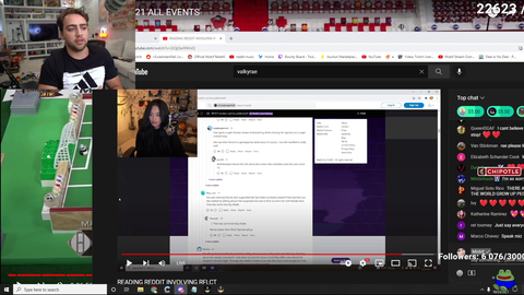 Rae tells Mizkif she had to delete vod due to legal issues