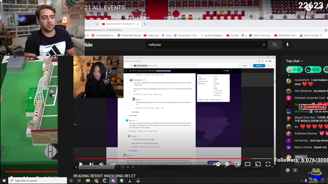 Rae tells Mizkif she had to delete vod due to legal issues