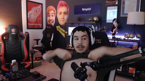 Greek on his loose skin