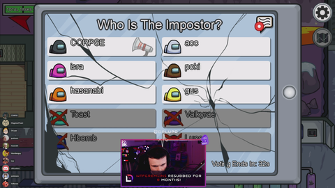 DrLupo destroying a fan during AOC's Among Us stream