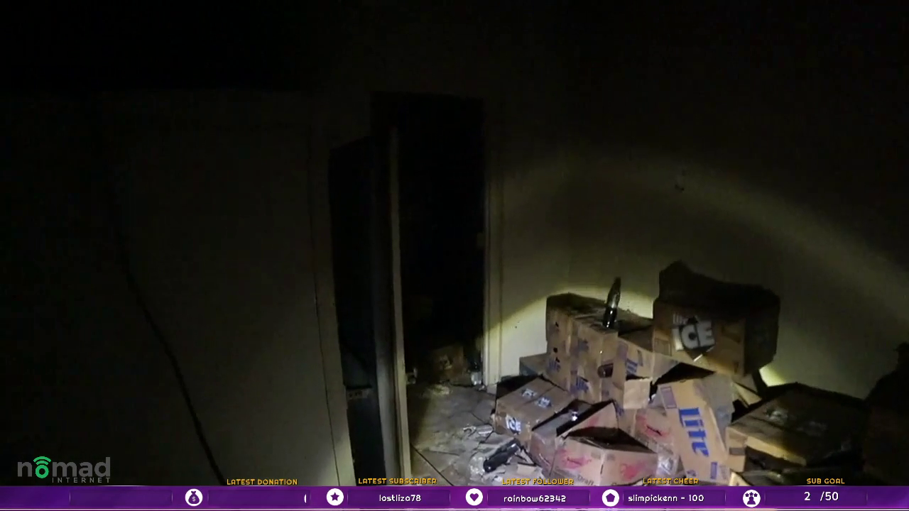 rellik finds an abandoned alcohol stash while exploring