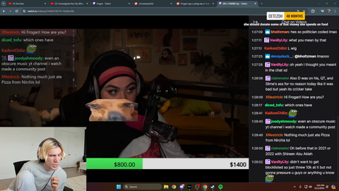 XQC holds a donator accountable