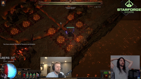 Quin's biggest supporter watches his PoE hardcore uber boss attempt