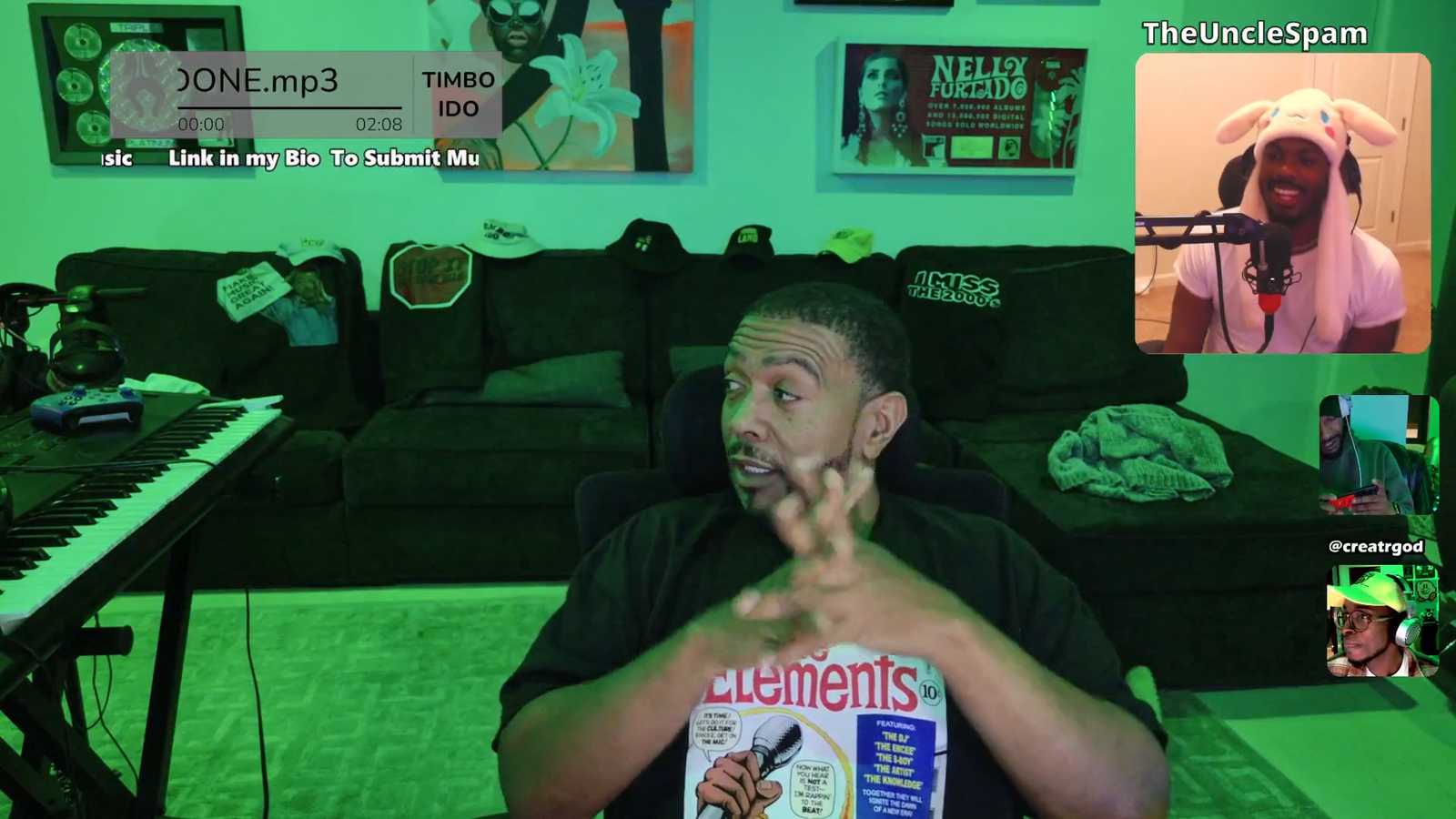 Timbaland reacts to the Fly song that one of his fans made for him