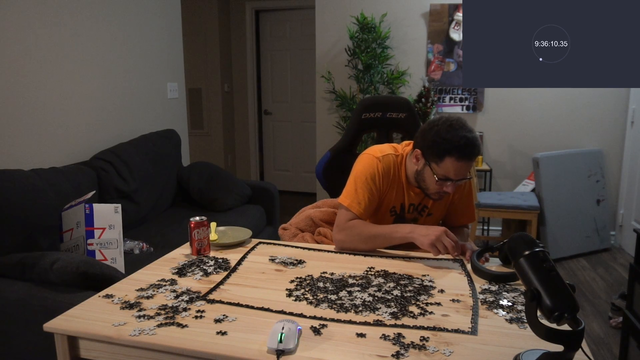 Erobb221 finds the first inside piece after 9 and a half hours