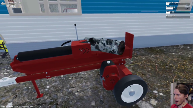 Jerma doesn't know what a log splitter is