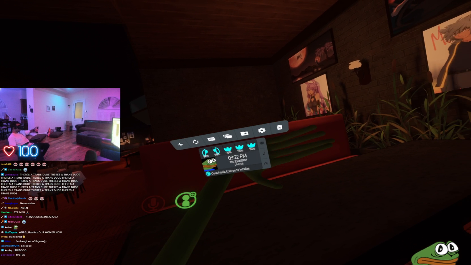 Hamlinz meets his first date of the night.