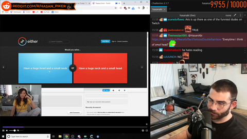 Hasans response to Pokimane