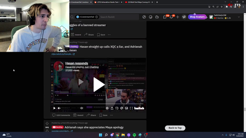 Train talks about being blacklisted from the OTV AMONG US lobbies