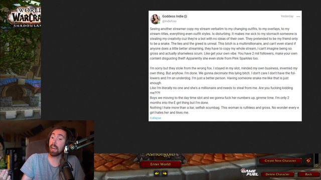 Asmongold doesn't even know what to say