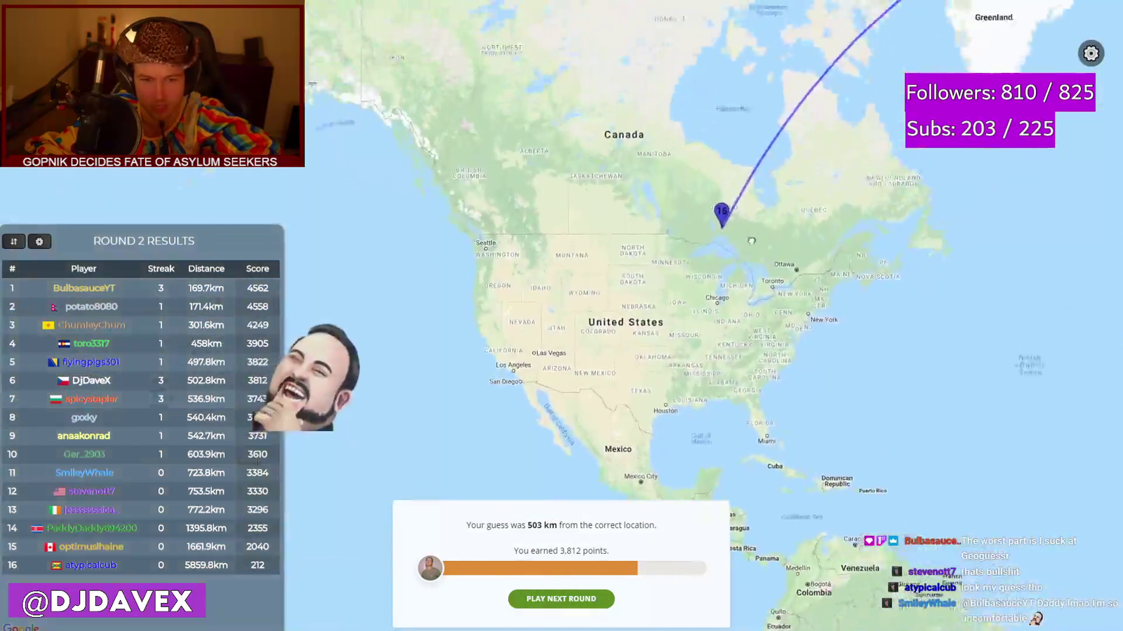 Streamer finds interesting location while playing GeoGuessr
