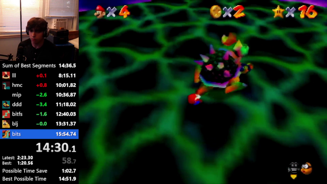 Weegee gets the Super Mario 64 16 Star World Record