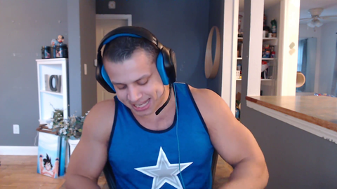 tyler1 shows off his collectible figure