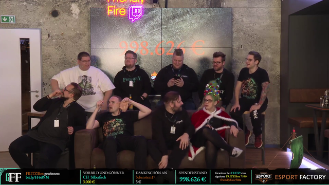 German Streamers/Youtubers raise over 1 Million Euro in 12 hour charity livestream!