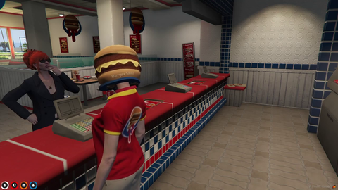 rlly - customer orders lightly salted fries at burger shot #dab