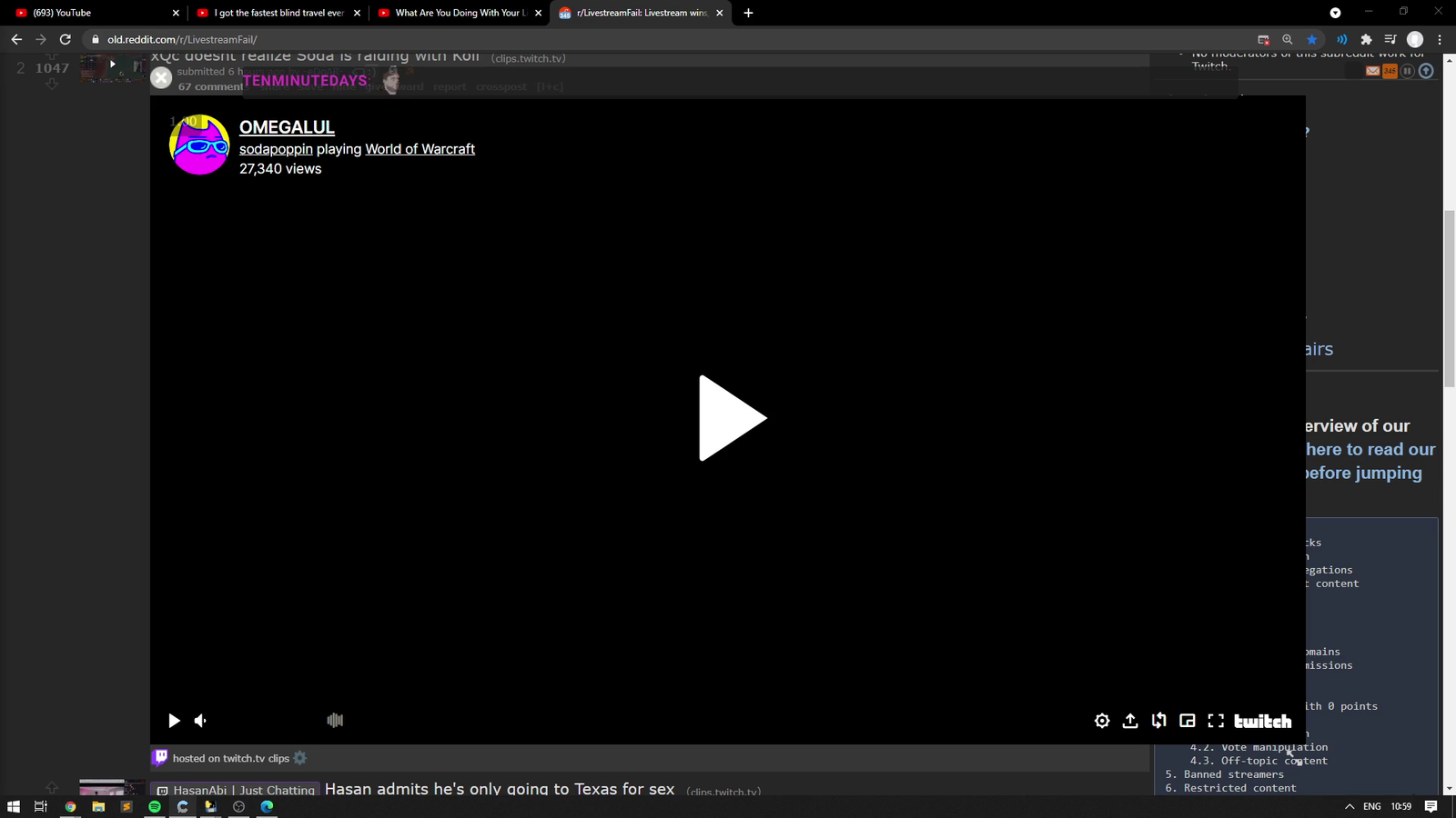 Vadikus' checks out his longest subscriber