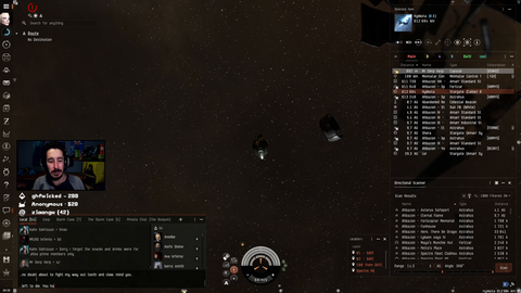 A cinematic gank in EVE Online while roleplaying