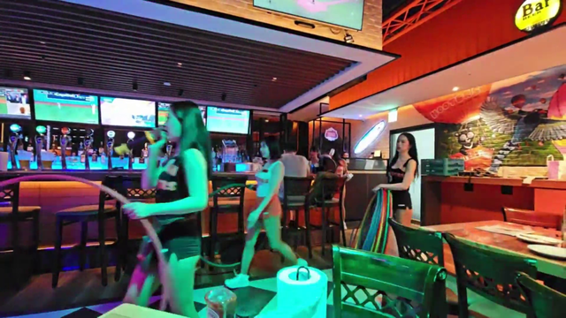 Hooters entrance exam in Taiwan