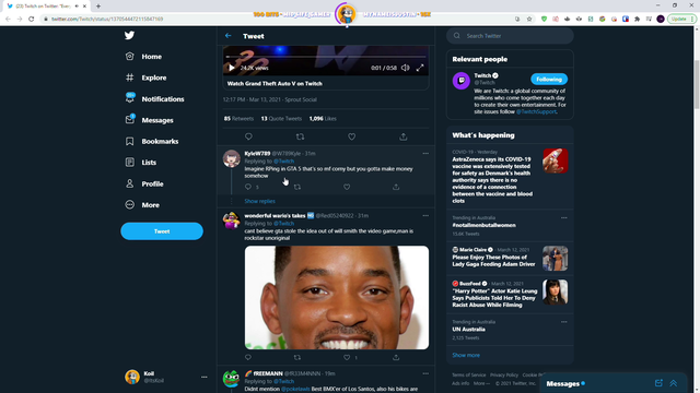Koil roast twitter user