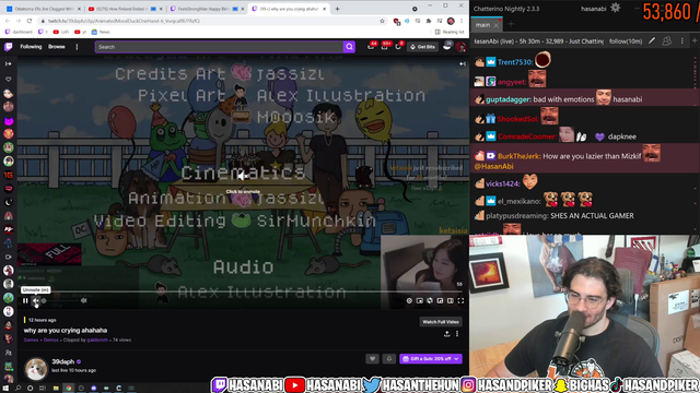 "Hasan's gonna laugh at me"