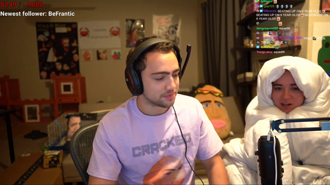Mizkif fights a kid