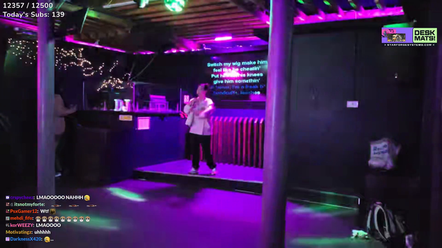 Emily performs "WAP" at a Public Bar in Manchester