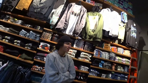 Soda relates with a retail employee