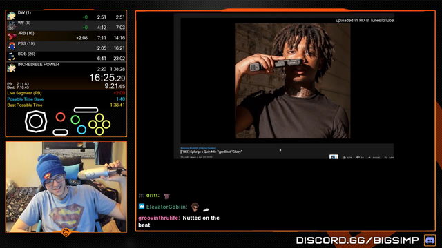 Simply's Mom drops a freestyle on stream