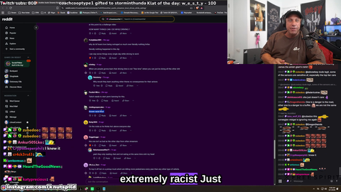 Another Austin Streamer Knut being Racist While Reading LSF Comments