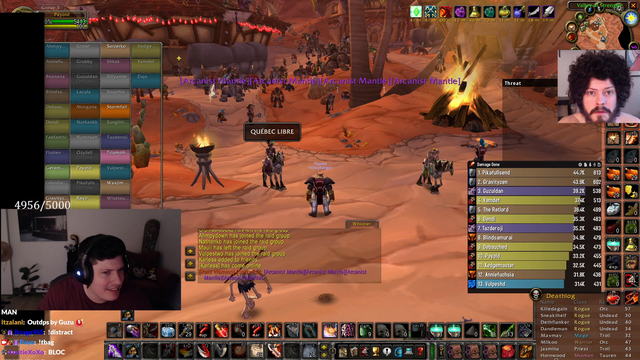 Payo watching Payo Spamming teabags on Fandy's corpse LUL