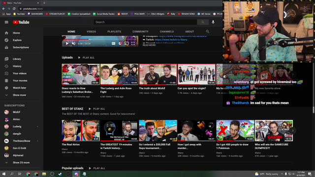 Stanz got screwed out of Hiveminds and Twitch Rivals