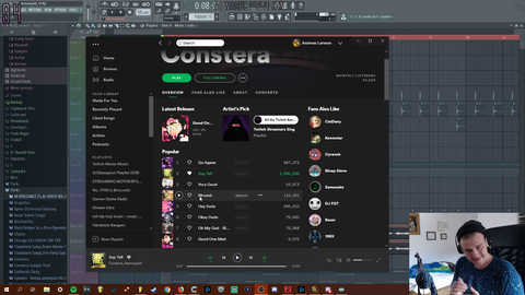 Constera reaches 1mill on spotify FeelsStrongMan