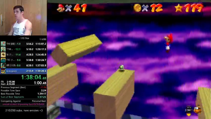 Cheese05 chokes World Record pace run with only a minute remaining