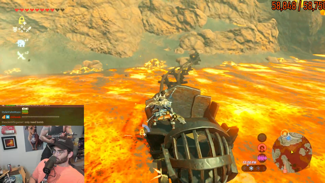 "puzzle god" crosses the lava