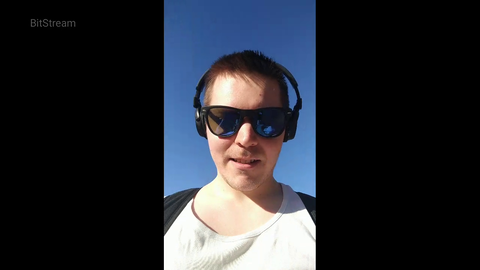 Finnish Stream Sniper emerges from the trees with an invisible Armadyl Godsword (RuneScape weapon).