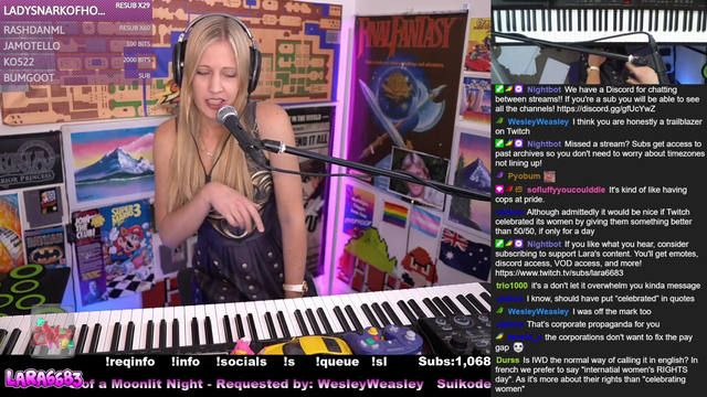 lara6683 - On International Women's day, calling Twitch to account for inaction on misogyny