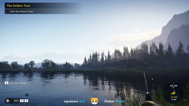 Lirik finally gets a fish
