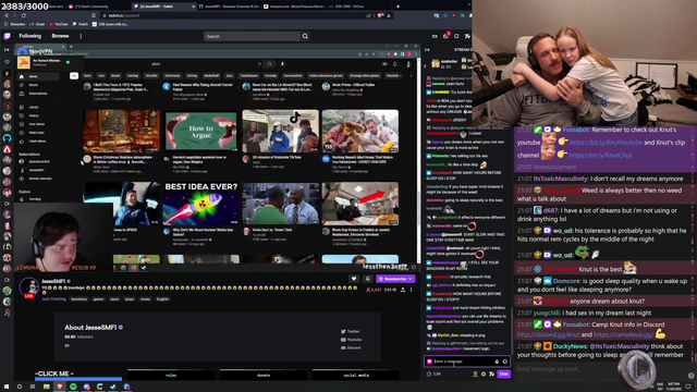 Jesse having wholesome moment with Knut's daughter (sorry for long clip)