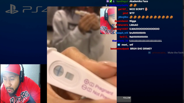 Thot impregnated by Offset(Migos) takes pregnancy test