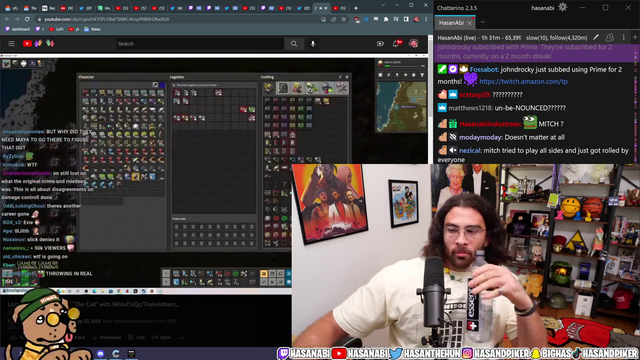 Rare instance Hasan agrees with X